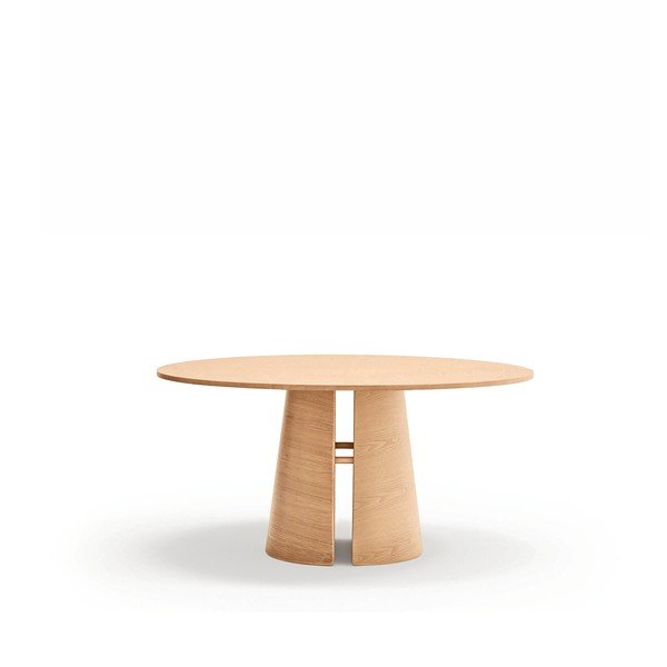 Okrugao blagovaonski stol u dekoru jasena ø 157 cm Cep – Teulat