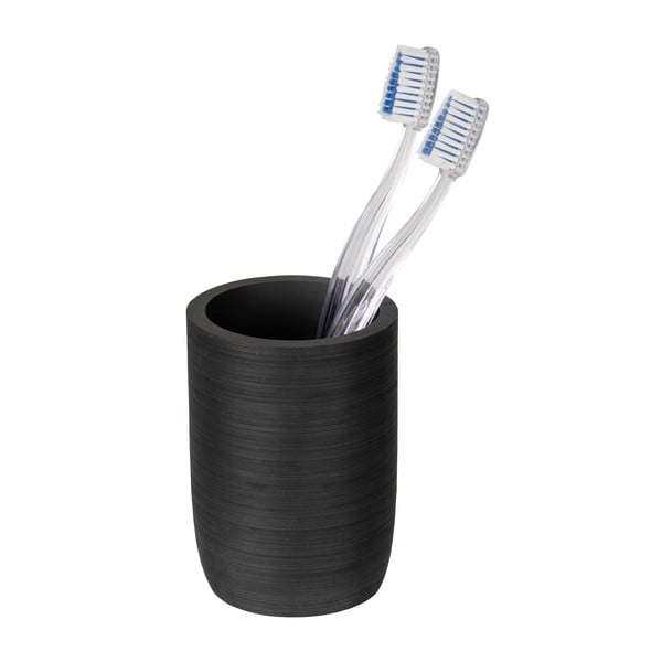 Crna čaša za četkice za zube od polyresina Altavalle – Wenko-image-2
