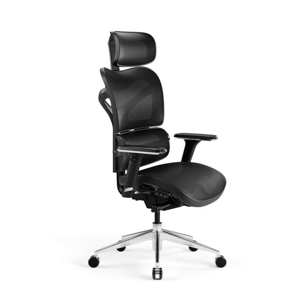 Crna uredska stolica V-Commander – Diablo Chairs