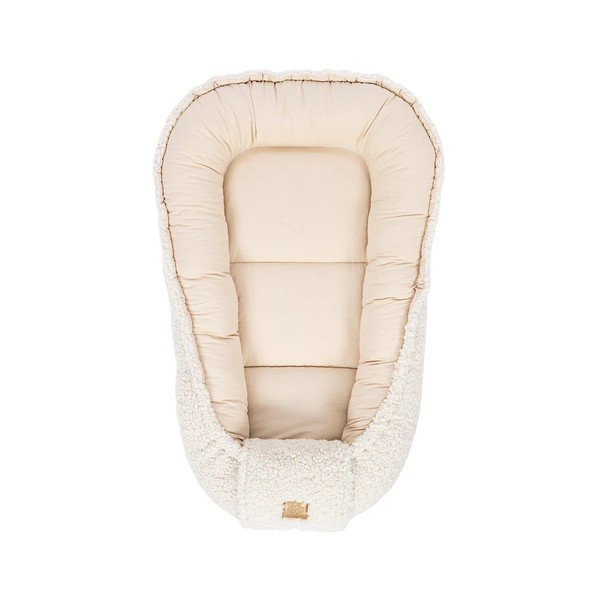 Bež gnijezdo za bebe 55x83 cm – Meowbaby-image-1