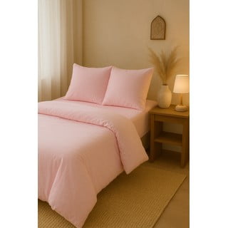 Ružičasta posteljina za krevet za jednu osobu/za produženi krevet s uključenom plahtom/3-dijelna 160x220 cm Classic – Mila Home