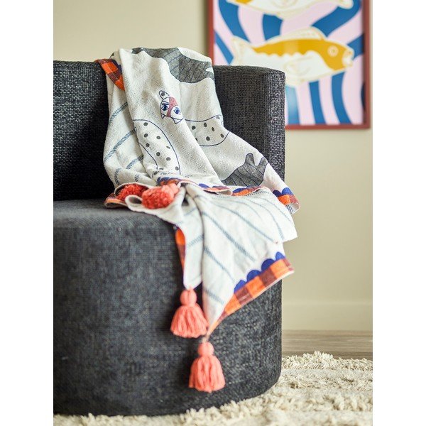 Deka od mješavine pamuka 130x155 cm Missy – Bloomingville-image-1