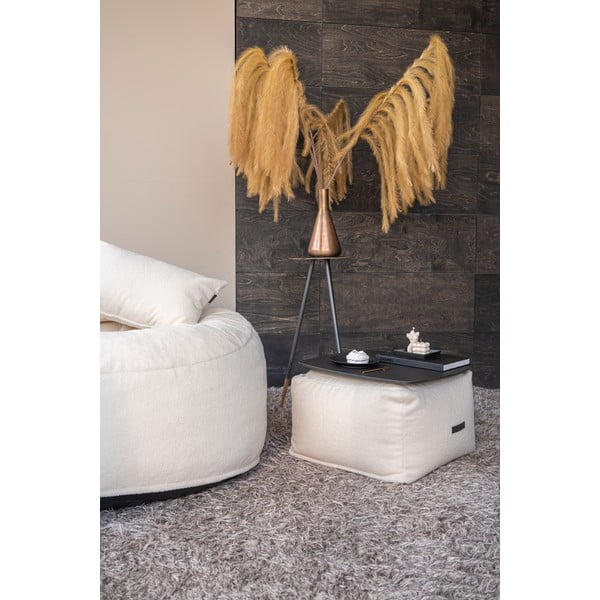 Smeđa vreća za sjedenje od bouclé tkanine Softbox MooG – SLOWDOWN-image-4