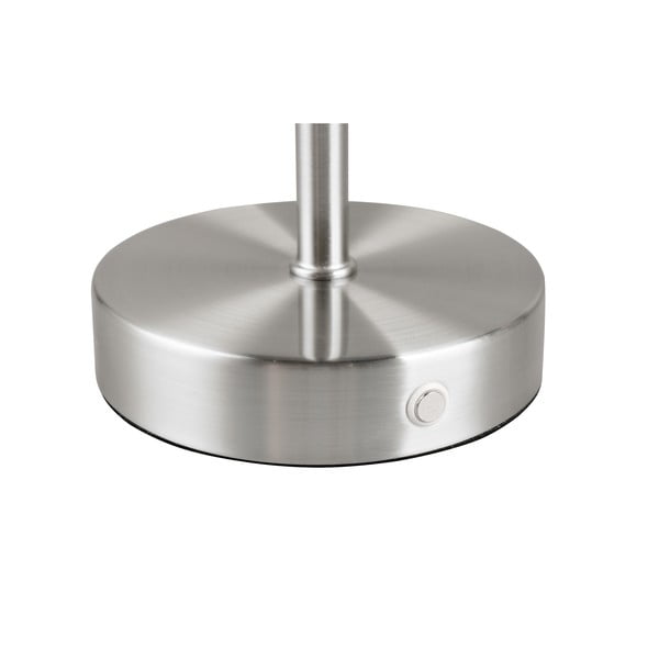 LED stolna lampa s mogućnosti zatamnjivanja u srebrnoj boji (visina 30 cm) Jeff – Reality-image-3