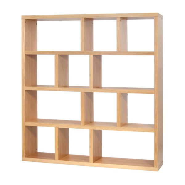 Smeđa biblioteka u dekoru hrasta 150x159 cm Berlin – TemaHome-image-2