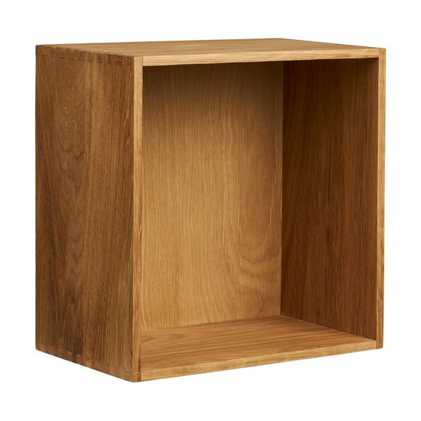 Polica s više razina od punog hrasta u prirodnoj boji 18 cm Townsville – House Nordic-image-2