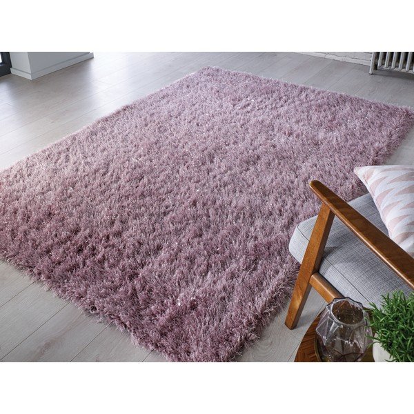 Ljubičasti tepih Flair Rugs Dazzle Mauve, 120 x 170 cm-image-1