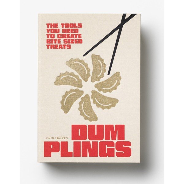 Bež set štapića za jelo od nehrđajućeg čelika za 4 osobe The Essentials - Dumpling Tools – Printworks