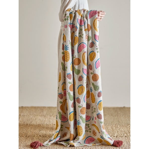 Deka za bebe od recikliranog pamuka 130x160 cm Fruitta – Bloomingville Mini-image-3