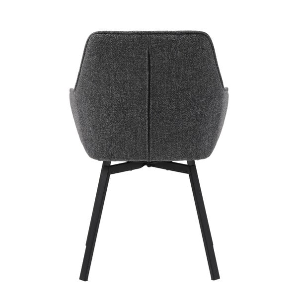 Siva blagovaonska stolica Alma – Unique Furniture-image-3