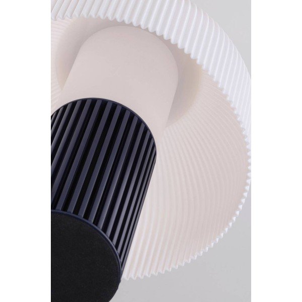 Bijela/plava plastična stolna lampa (visina 29 cm) Maya – Jotex-image-3
