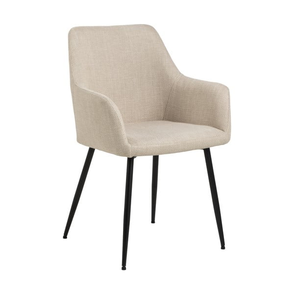 Bež podstavljene blagovaonske stolice u setu s naslonima za ruke 2 kom Lizzy – Actona