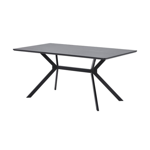 Crni blagovaonski stol WOOOD Bruno, 200 x 90 cm-image-2