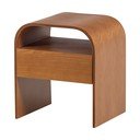 Noćni ormarić s policama u prirodnoj boji Momo – WOOOD