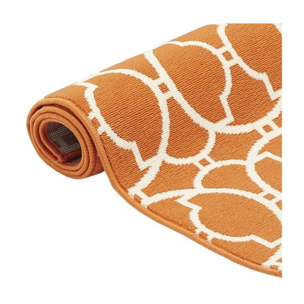 Narančasti vanjski tepih Floorita Interlaced, 133 x 190 cm-image-3