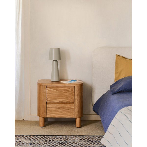 Noćni ormarić u prirodnoj boji Salaya – Kave Home-image-1