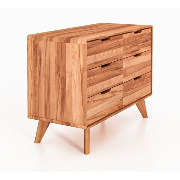 Niska komoda od bukovog drveta 90x63 cm Greg - The Beds-image-1