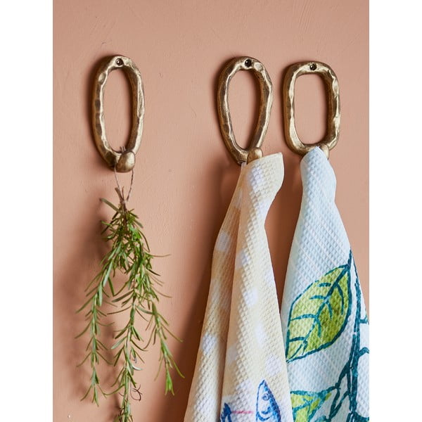 Metalne kuke u setu 3 kom u zlatnoj boji Cias – Bloomingville-image-1