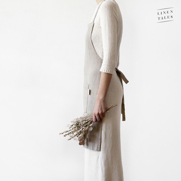 Lanena pregača Linen Tales Daily Apron, 80 x 55 cm-image-2