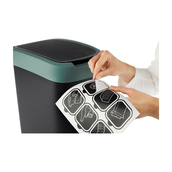 Kanta za otpad od reciklirane plastike 25 l Twist - Rotho-image-4