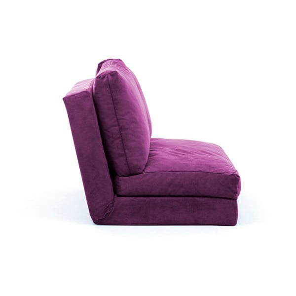 Ljubičasta sklopiva sofa 120 cm Taida – Balcab Home-image-1
