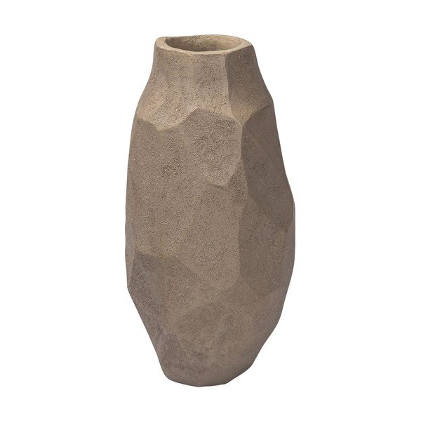 Bež vaza od polyresina (visina 18 cm) Nuki – Mette Ditmer Denmark