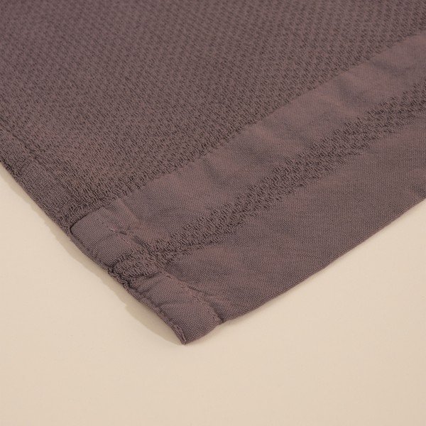 Sivi pamučni prekrivač za bračni krevet 160x220 cm Hasir - Mijolnir-image-2