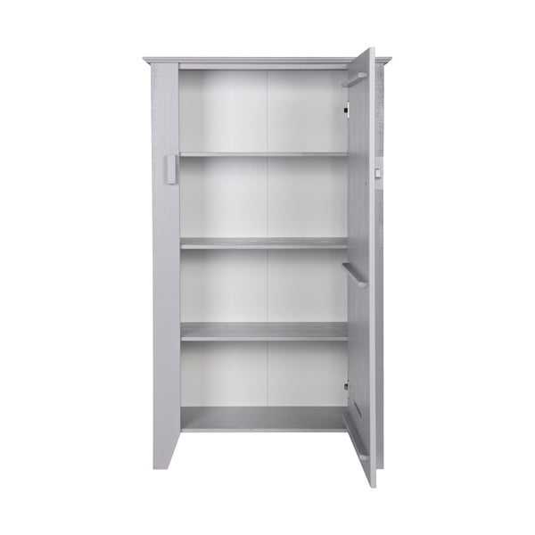 Sivi drveni ormarić WOOOD Gijs-image-1