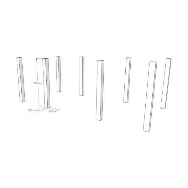 Noge za krevet Forrest – Vipack-image-2