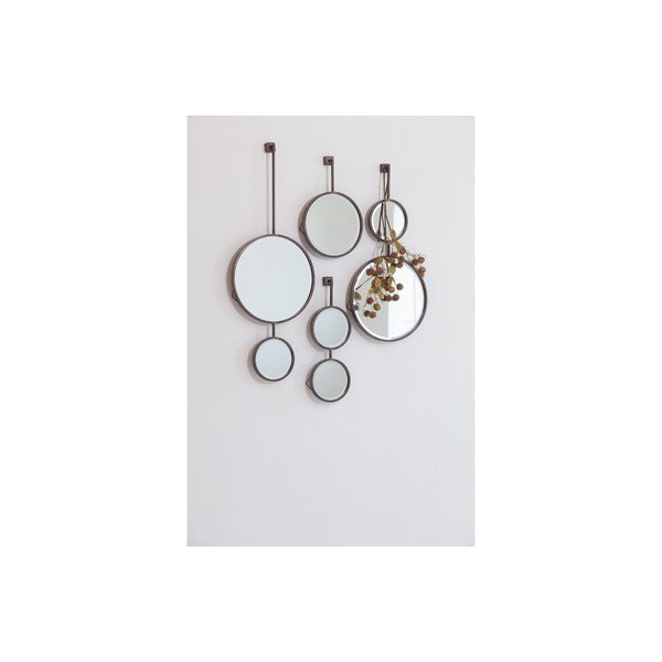 Dvostruko okruglo zidno ogledalo BePureHome Chain, dužine 58 cm-image-2