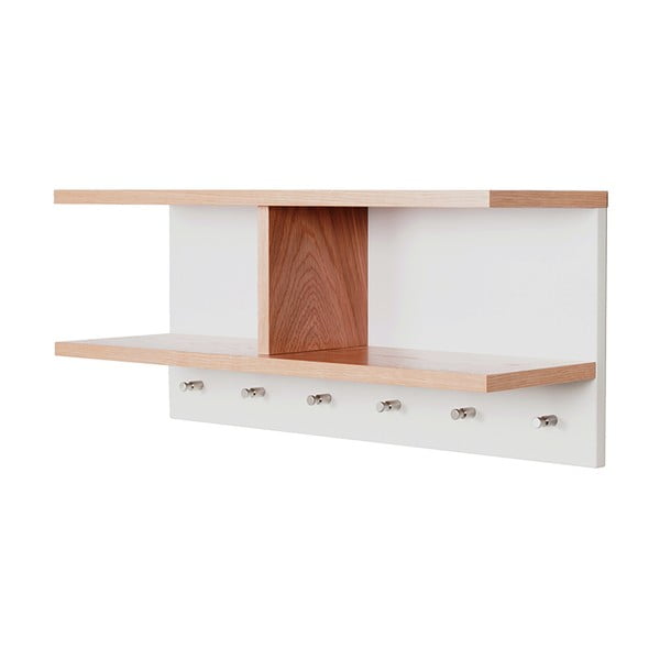 Zidna polica s kukicama Woodman Northgate-image-3