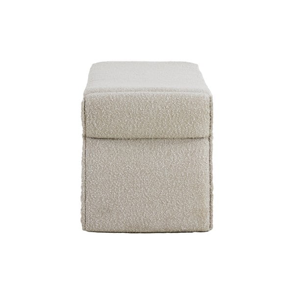 Krem klupa od bouclé tkanine Nafya – Light & Living-image-3