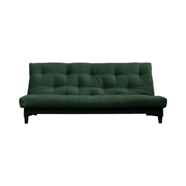 Varijabilna sofa Karup Design Fresh Black / Tamnozelena
