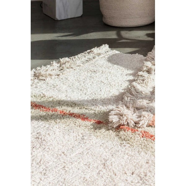 Bež pamučna staza 80x230 cm Duetto Sage – Lorena Canals-image-4