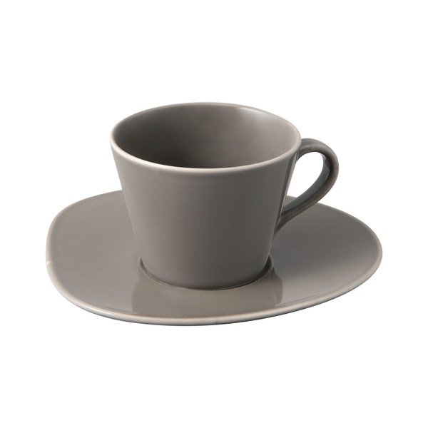 Sivi porculanski tanjurić Villeroy & Boch Like Organic, 17,5 cm-image-2