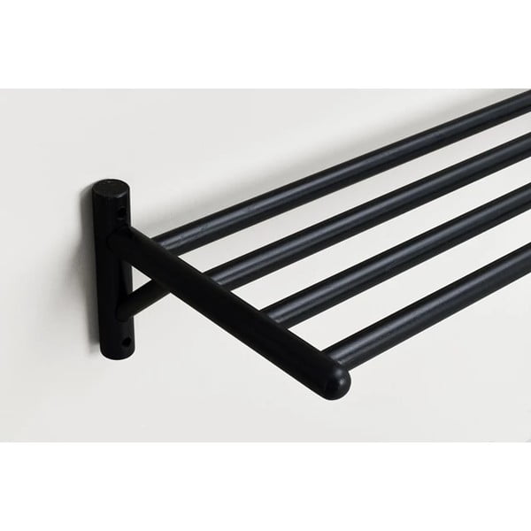 Crni viseći stalak za cipele od hrastovine Milford - Rowico-image-1