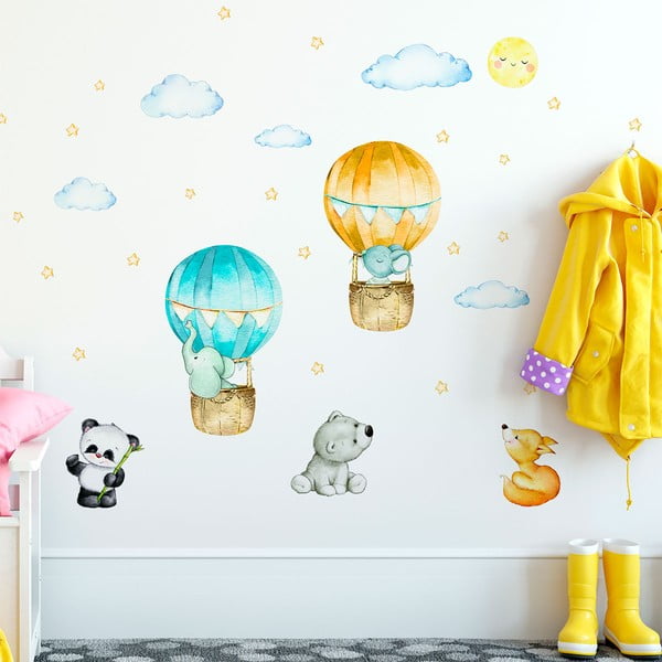 Dijete naljepnice na balonima i zvijezdama-image-3