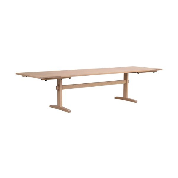 Blagovaonski stol na razvlačenje s pločom u dekoru hrasta 240x95 cm Westville - Rowico-image-4