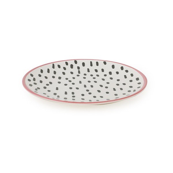 Set od 6 keramičkih desertnih tanjura My Ceramic Brush Dots, 20 cm-image-2