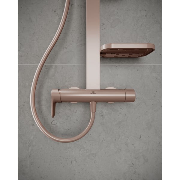 Svijetlo ružičasti metalni set za tuš kabinu 111 cm ALU+ – Ideal Standard-image-1