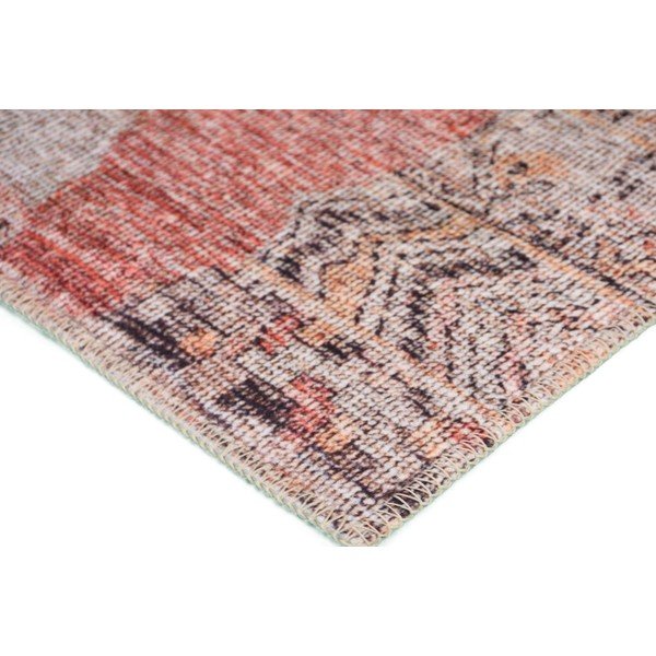 Svijetlocrveni perivi tepih 180x120 cm - Vitaus-image-2