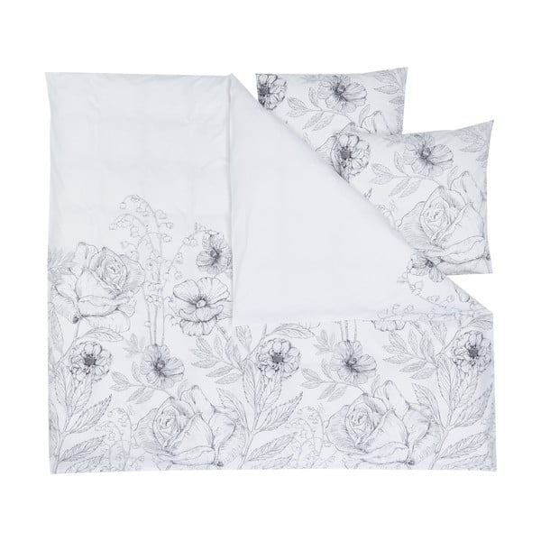 Bijela posteljina od pamučnog perkala 200x200 cm Keno - Westwing Collection