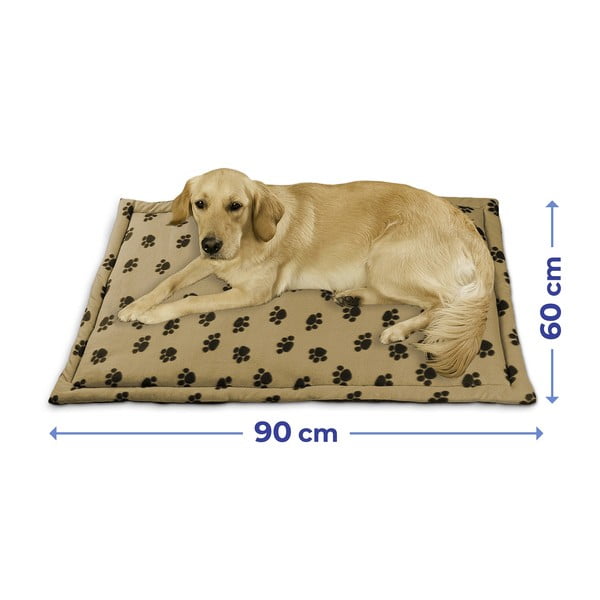 Svjetlo smeđi pamučan krevet za pse 60x90 cm – Maximex-image-2