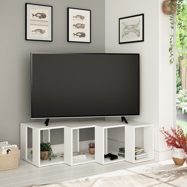 Bijeli TV stol Cons Extra White-image-1