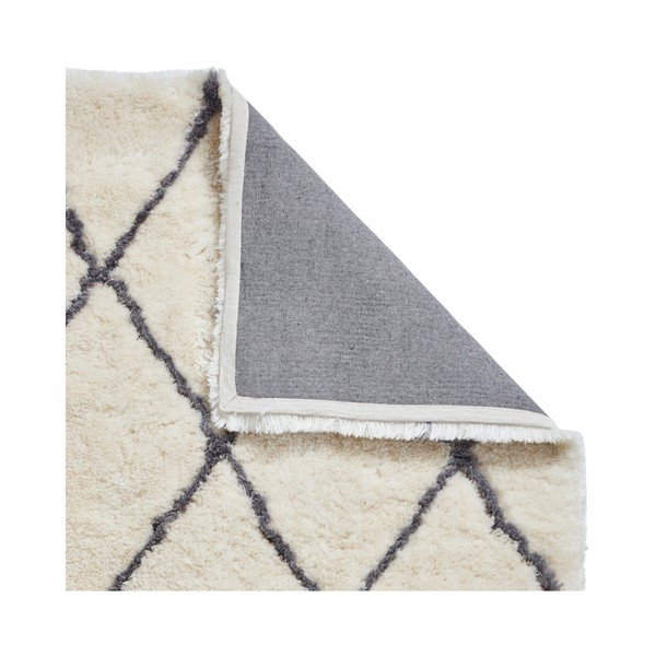 Kremasto bijeli tepih sa sivim detaljima Think Rugs Morocco, 150 x 230 cm-image-3