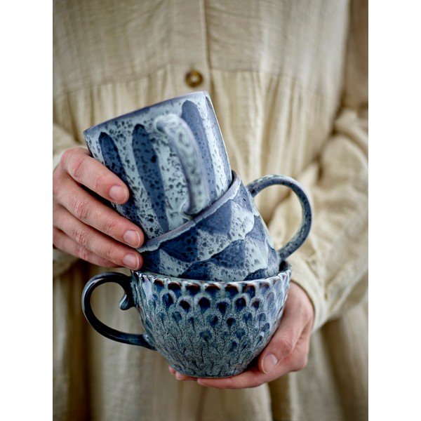 Sive keramičke šalice u setu 4 kom 365 ml Katrina – Bloomingville-image-4