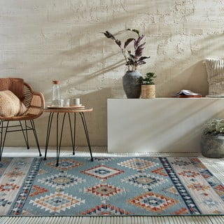 Plavi vanjski tepih 120x170 cm Avery Blue – Flair Rugs