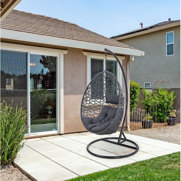 Crna vrtna viseća stolica Bonami Selection Costelo-image-1