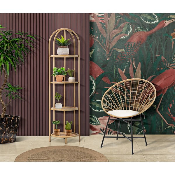 Metalna polica u prirodnoj boji 40x150 cm Panama - Mauro Ferretti-image-1