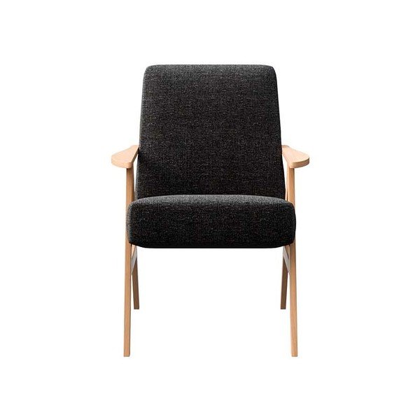 Antracitno siva fotelja Ribo – Ame Yens